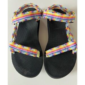 Teva Midform Fray Multicolored Sandals 8